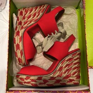 Tory Burch Linley Wedge size 8
